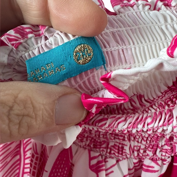 Bahari Bahamas - Off The Shoulder Tunic Dress - 2XL Roomy, A-Line Silhouette - Picture 6 of 9